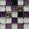 Напольная мозаика «Vidromar» Holidays 30x30 VHL-01 San Francisco белый, фиолетовый, серебро, фото №1