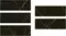 Настенная плитка «Eletto Ceramica» Black&Gold Glossy 70x24,2 struttura 508171101 чёрный, картинка №6