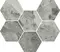 Мозаика «Italon» Charme Extra Hexagon Matt. 29x25 620110000067 silver, фото №1