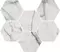 Мозаика «Italon» Charme Evo Hexagon Matt. 29x25 620110000046 statuario, фото №1