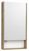 Зеркальный шкаф «Aquaton» Сканди 45 без света белый/дуб Рустикальный универсальный, фото №1