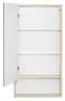 Зеркальный шкаф «Aquaton» Сканди 45 без света белый/дуб Верона универсальный, картинка №2
