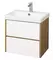 Мебель для ванной подвесная «Aquaton» Сканди 70 белый/дуб Рустикальный, картинка №2