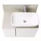 Мебель для ванной подвесная «Aquaton» Мишель 80 белая/дуб Эндгрейн, изображение №4
