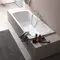 Ванна акриловая «Laufen» Pro 180/80 с каркасом без сифона белая, картинка №2
