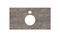 Мебельная столешница «Kerama Marazzi» Парнас 80/48 PL1 для накладных раковин керамогранит коричневая, фото №1