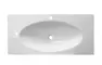 Раковина «Эстет» Мальта Люкс 100 литьевой мрамор белая, картинка №2