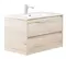 Тумба с раковиной «Belbagno» Kraft 80 (Love 80 LOV-800-LVB) подвесная Rovere Galifax Bianco, изображение №4