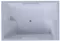 Ванна акриловая «Акватек» Дорадо 190/130 с каркасом с сифоном белая, фото №1