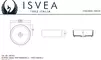 Раковина «Isvea» Infinity 36/36 10NF65036SV-2K фарфоровая слоновая кость, изображение №4