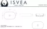 Раковина «Isvea» Infinity 55/36 10NF65055SV-2S фарфоровая лососевый матовый, фото №5