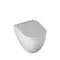 Подвесной унитаз безободковый «Isvea» Infinity 10NF02001SV-2L (40KF0201I-S) белый матовый с сиденьем дюропласт с микролифтом белое, фото №1