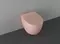 Подвесной унитаз безободковый «Isvea» Sentimenti 10AR02010SV-2S (40D40541I-S) лососевый с сиденьем дюропласт с микролифтом розовое, картинка №2