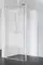 Душевой угол-ограждение «Belbagno» MARMI-A-1-100-C-Cr прозрачный/хром без поддона универсальный, фото №1
