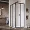 Душевой уголок SRV2-90 195 S профиль черный, стекло прозрачное Transparent, фото №1 Душевой уголок SRV2-90 195 S профиль черный, стекло прозрачное Transparent, фото №1