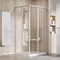 Душевой уголок SRV2-90 S 195 профиль сатин, стекло прозрачное Transparent, фото №1