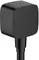 Подключение для душевого шланга «Hansgrohe» FixFit 26457670 с обратным клапаном чёрное матовое, фото №1