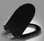 Сиденье для унитаза «Esbano» Garcia ZAESUPGARCBM3008 ультратонкое дюропласт с микролифтом черное матовое, фото №1
