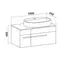 Мебель для ванной подвесная «Runo» Вудлайн 100 скандинавский дуб/белая, картинка №18