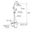 Душевая система «Remer» Elegance EQ32X8MPMD30 с термостатом хром, картинка №2