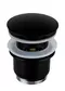Донный клапан для раковины «Remer» 905CC2114NO с механизмом Клик-Клак чёрный матовый, фото №1