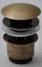 Донный клапан для раковины «Remer» 905CC2114VO с механизмом Клик-Клак бронза, фото №1