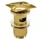Донный клапан для раковины «Wasserkraft» A164 с механизмом Клик-Клак золото, фото №1