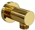 Подключение для душевого шланга «WasserKRAFT» A188 золото, фото №1