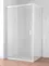 Душевой угол-ограждение «Vegas Glass» ZP+ZPV Novo 125/80 сатин/белый без поддона универсальный, фото №1