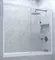Шторка на ванну стеклянная «Vegas Glass» ZV Novo 170/140 прозрачная/белая универсальная, фото №1