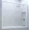 Шторка на ванну стеклянная «Vegas Glass» ZV Novo 180/140 сатин/белая универсальная, фото №1
