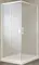 Душевой угол-ограждение «Vegas Glass» ZA Novo 110/110 сатин/белый без поддона универсальный, фото №1