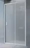Душевая дверь «Vegas Glass» ZP Novo 110/190 сатин/матовый хром универсальная, фото №1