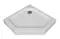 Душевой поддон «Vincea» VST-3AP-9090 90/90 низкий акриловый многоугольный белый с сифоном, фото №1