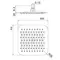 Верхний душ «Jacuzzi» 1811090JA00 хром, картинка №2