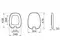 Сиденье для унитаза «Vitra» Plural 126-001-009 дюропласт с микролифтом белое матовое, картинка №2