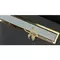 Душевой лоток «Pestan» Confluo Premium Line 450 13100120 боковой выпуск White Glass/Gold , фото №5