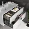Мебель для ванной подвесная «Opadiris» Ибица 90 белая фурнитура хром, фото №5