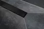 Душевой лоток «Pestan» Confluo Frameless Line 550 13701319 боковой выпуск матовый черный/под плитку , изображение №4