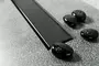 Душевой лоток «Pestan» Confluo Frameless Line 750 13701321 боковой выпуск матовый черный/под плитку , изображение №4