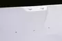 Аэромассажная ванна акриловая «Orans» BT-NL601- FTSH 175/75 с каркасом с сифоном белая/чёрная, изображение №4