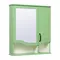 Зеркальный шкаф «Runo» Марсель 65 без света зелёный правый, фото №1