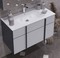 Мебель для ванной подвесная «Opadiris» Кристалл 90 белая/антрацит, изображение №4