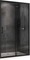 Душевая дверь «Abber» Schwarzer Diamant AG30140B 140/195 прозрачная/чёрная универсальная, фото №1