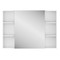 Зеркальный шкаф «Uncoria» Джелла 105 без света белый глянец, картинка №2