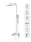 Душевая система «Belbagno» Luce LUC-VSCM-CRM хром, фото №1