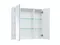 Зеркальный шкаф «Aquanet» Палермо 80 без света белый универсальный, изображение №4