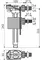 Впускной механизм «AlcaPlast» A160UNI-1/2 " с боковой подводкой, картинка №2