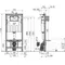 Инсталляция для унитаза «AlcaPlast» AM101/1120-0001, картинка №6