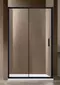 Душевая дверь «Vincea» Garda VDS-1G140CLB 140/190 прозрачная/чёрная универсальная, фото №1